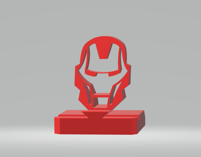 iron man cellular support Gadget support phone base phone marvel iron man  3d print model - Mito3D