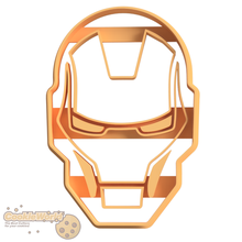 iron man cookie cutter & stamp 3d print model - Mito3D