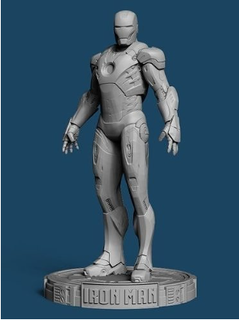 iron man figure figure iron man avengers  3d print model - Mito3D