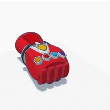 hierro hombre guantelete Arte juegos 3d print model - Mito3D