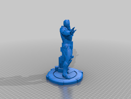 ferro uomo glitch Modelli arte 3d print model - Mito3D