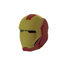 iron man casque divers de super-héros fer à repasser avanger super des héros la déco l'homme bande dessinée jaune rouge pouvoirs 3d print model - Mito3D