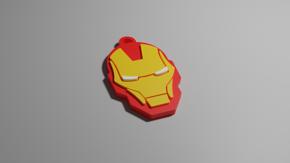 iron man key ring Jewelry ironman marvel design avengers tony stark 3d print model - Mito3D