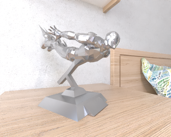 Demir adam düşük poli hayvan geometrik Japon kağıt katlama sanatı Sanat heykel yönlü fantezi Tony sert hayret Örümcek Adam 3D print model - Mito3D
