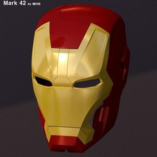 o iron man mark 42 jogo capacete ironman ironman3 mark42 brinquedo 3d print model - Mito3D
