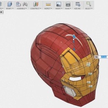 iron man mark 42 gadget helmet diy tony stark faceplate mask cosplay replica craft 3d print model - Mito3D