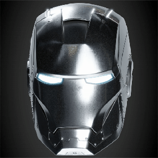 iron man mark 2 helmet cosplay avengers marvel stark cosplayer comics ironman character scan replica art sci-fi mark2 3d print model - Mito3D