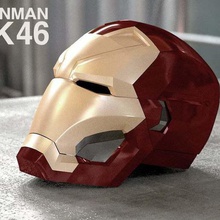 iron man mark 46 casco juego de hierro ironman hombre mark46 mk46 juguetes mecánicos 3d print model - Mito3D