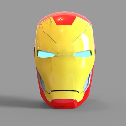 iron man mark 46 helmet wearable various cosplay marvel endgame avengers tony stark pepper potts thor hulk mk50 mk85 3D print model - Mito3D