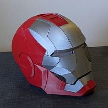 ferro homem marca 5 capacete 3d print model - Mito3D
