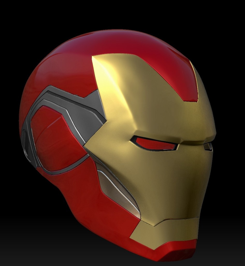 iron man mark 85 avengers endgame ron helmet 3D print model - Mito3D