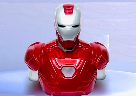 iron man mark v armor figure marvel palomera cinemex ironman dovecote 3d print model - Mito3D