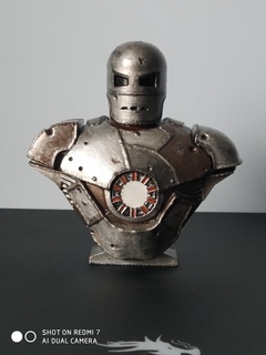 iron man mk1 bust hero super marvel ironman mk1 avengers bust stark iron man mk1  3d print model - Mito3D