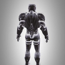 iron man piece 40k free 3d print model - Mito3D
