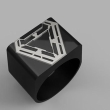 iron man anillo de la moda anycubic3d 3d print model - Mito3D