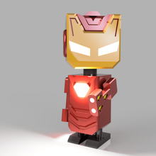 demir adam robot sanat oyuncak sevimli scifi firutine heykel karakter ıronman 3d print model - Mito3D
