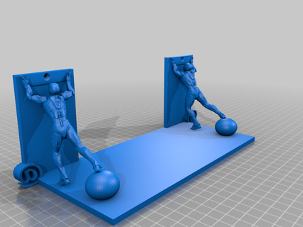 hierro hombre estante 3d impresión 3d print model - Mito3D