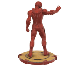 ferro homem tiroteio figura 3d print model - Mito3D