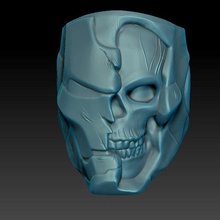 homem de ferro anel caveira impressão 3d do modelo jóias crânio 3d print model - Mito3D