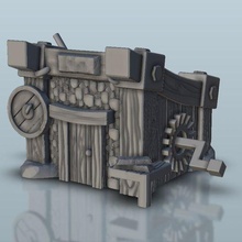 iron mining building - warhammer age sigmar bolt action flames war architecture house thumbnails scenery wargame figures game land dungeon fantasy games accessories 3d print model - Mito3D