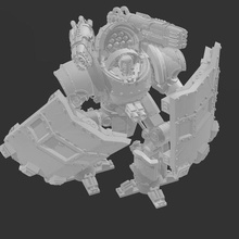 hierro podrido juggernaut armas 3d print model - Mito3D
