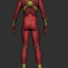 iron spider man ps5 game 3d print model - Mito3D