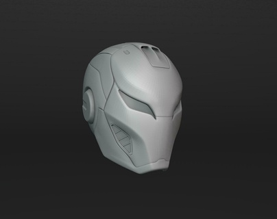 iron woman helmet  3d print model - Mito3D