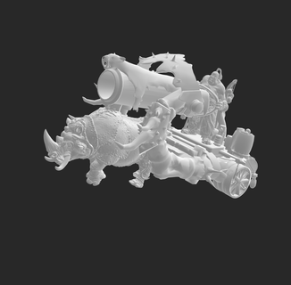 ironblaster ogre iron spitter 3d print model - Mito3D