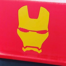 ironman-themed tablet support gadget telephone cellphone cell phone steel man ironman avengers 3d print model - Mito3D