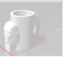 ironman cup game 3d print model - Mito3D
