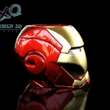 Ironman Blumentopf 3d print model - Mito3D