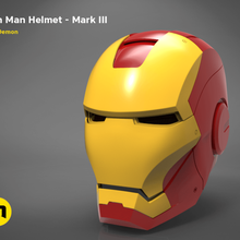 ironman helmet - mark iii game avangers cosplay costume fantasy film movie infinity marvel mark3 tony stark 3d print model - Mito3D