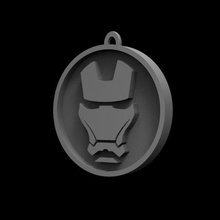 ironman Helm-logo Kunst logo mcu loki hulk antman hydra black panther captain america deadpool spiderman thor Superheld keychain marvel 3d print model - Mito3D