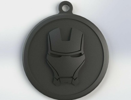 ironman keychain iron man tony stark accessory organizer avenger marvel armor comic superhero avengers 3d print model - Mito3D