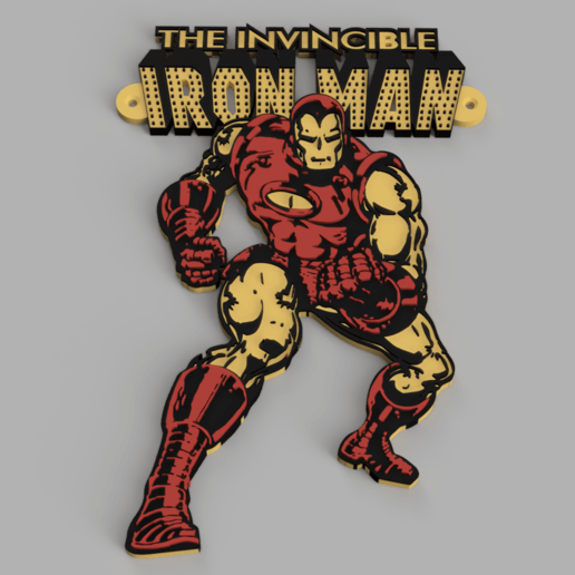 Ironman Logo 3D print model - Mito3D
