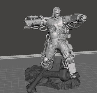 homem Ferro marca 1 ferro mark1 armaduras armor1 3d print model - Mito3D