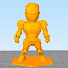 ironman mini marvel avengers games figures art model 3d 3d print model - Mito3D