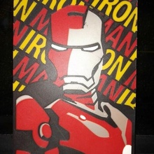 hombre Acero popular Arte maravilla póster mesa hierro 3d print model - Mito3D