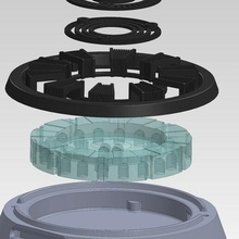 homem Ferro reator MCU vingadores 3d print model - Mito3D
