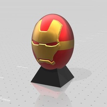 süper kahraman ıronman yumurta oyun çizgi film oyuncak oyuncaklar toplama psl kahramanlar sanat 3d print model - Mito3D