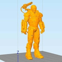ironman war machine sculptures 3d print model - Mito3D