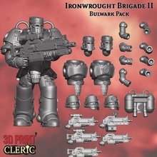 ironwrought brigade ii - bulwark pack 3d print model - Mito3D