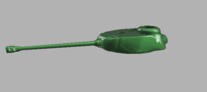 is-2 js2 turret rc tank is2 3d print model - Mito3D