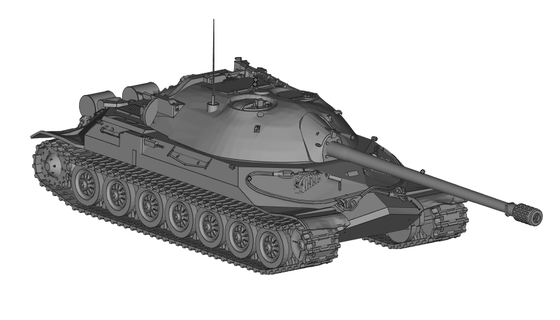is 7 ağır tank stl dünya tanklar model 3d print model - Mito3D