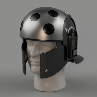 B agente casco 3d impresión stl expediente estrella guerras dedra planeta coronel yularen armadura Stormtrooper imperio cosplay apuntalar 3d print model - Mito3D