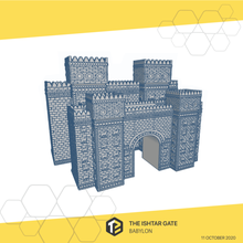 ishtar cancello collezione arte architettura edificio mestiere replica punto riferimento 3d print model - Mito3D