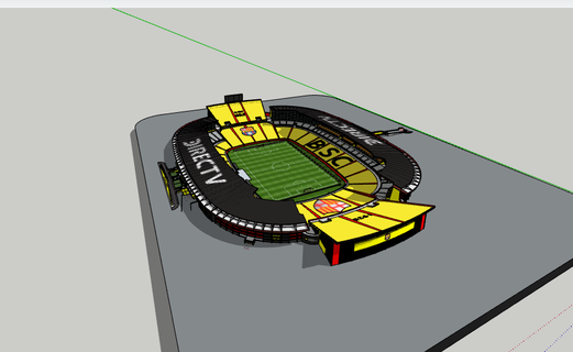 isidro Romero cabra monumental estádio barcelona guayaquil 2023 futebol nfl nba mlb nhl Equador 3d print model - Mito3D