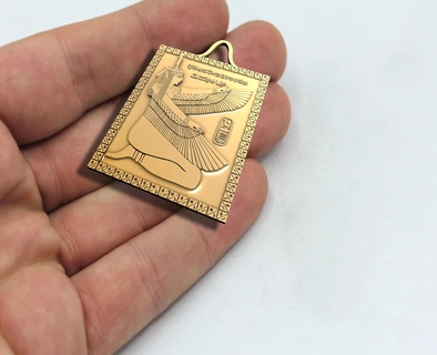 isis Mısırlı kraliçe kolye takı altın yazdırılabilir gümüş 3dsmax Mısır prototip e stl baskı firavunlara ait Antik bilezikler kolyeler yazıtlar 3d print model - Mito3D