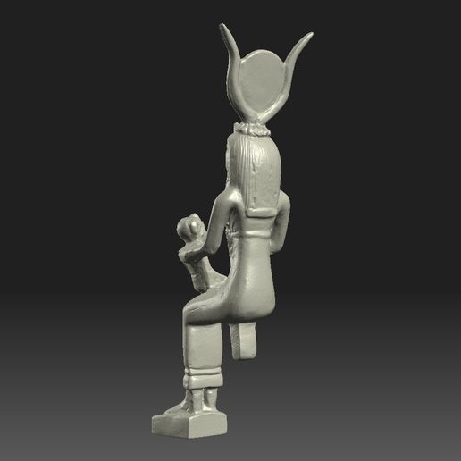 isis Horus Osiris Egito arte 3D print model - Mito3D