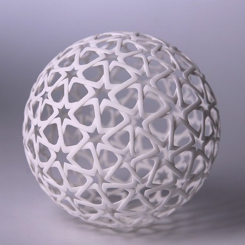 islamic christmas ball home 3D print model - Mito3D